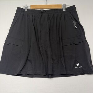 Hotsuit Women 2XL Black Athletic Skort Built‎ In Shorts Cargo NWT